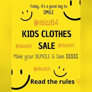 Kids Clothes Sale Poster